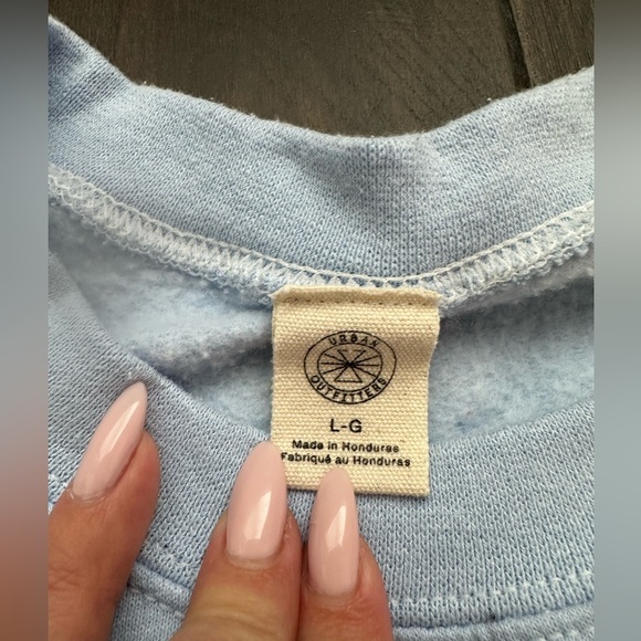 Baby blue Urban Outfitters Baggy Crewneck - Picture 3 of 4